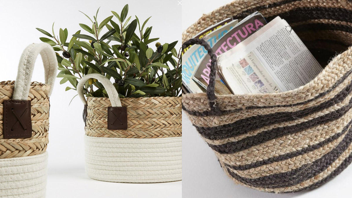 cestos, baules y contenedores para el almacenaje