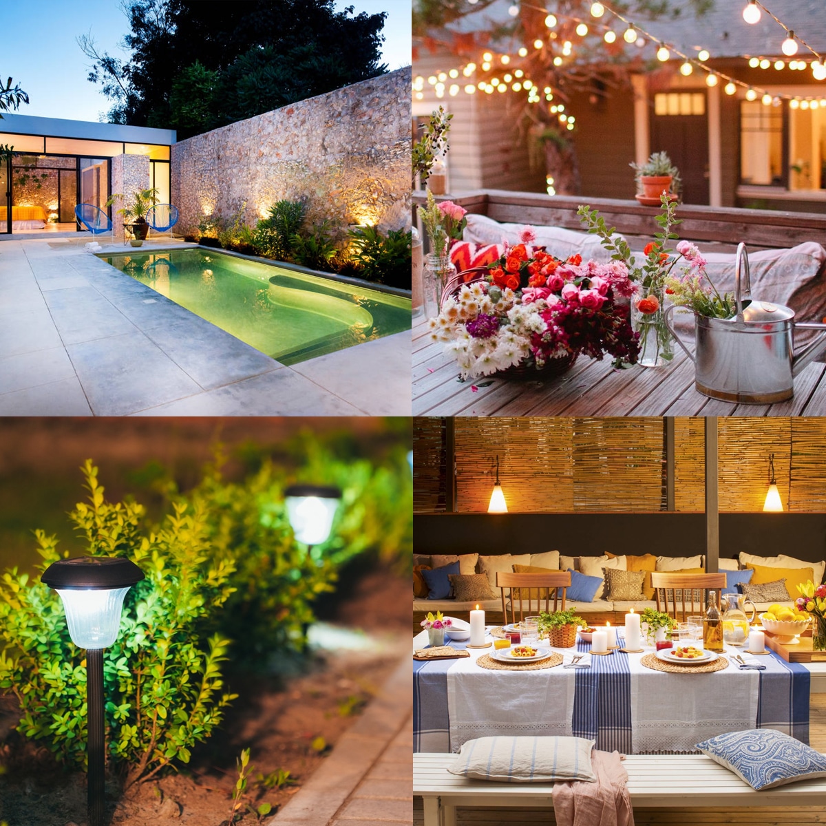 tipos de iluminacion jardin