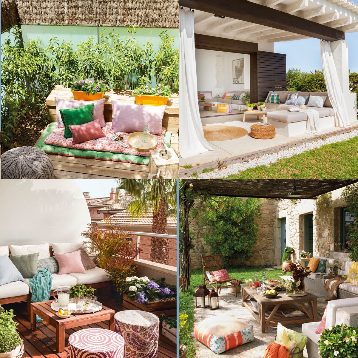 zonas de chill out para jardin