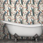 Cómo poner papel pintado para baños sobre azulejos