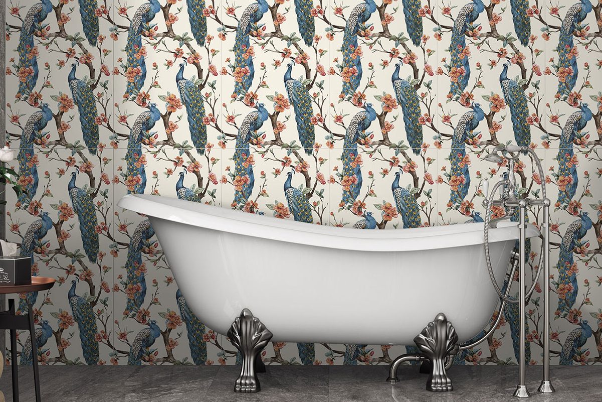 Cómo Poner Papel Pintado Para Baños Sobre Azulejos | Arph