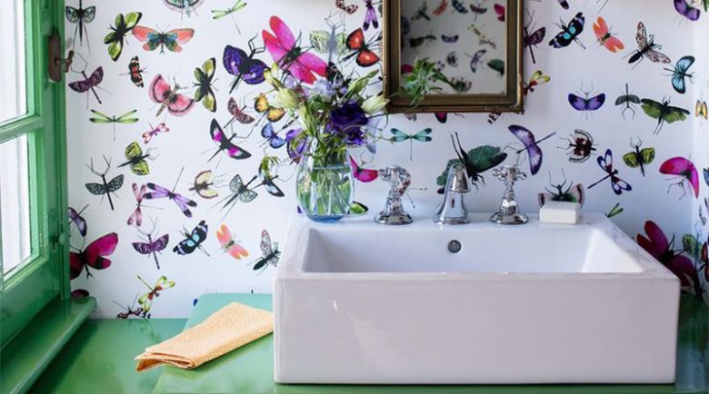 Cómo Poner Papel Pintado Para Baños Sobre Azulejos | Arph