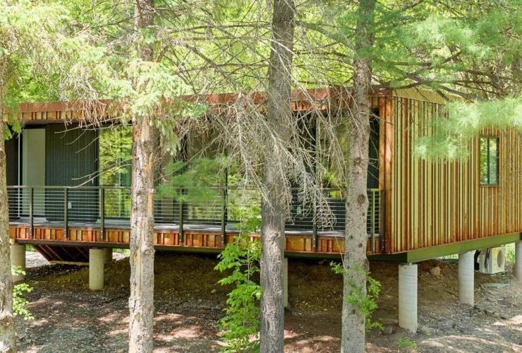 Eficiente y económica, así es la casa prefabricada de 90 m²