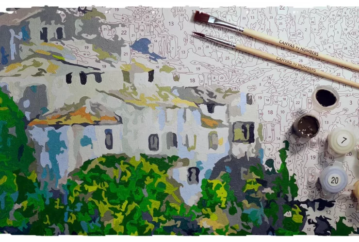 pintar con numeros canvas