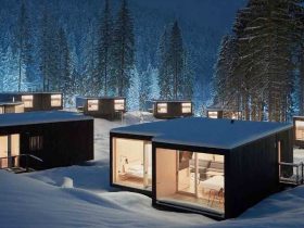 Así es primer resort de casas prefabricadas en un bosque