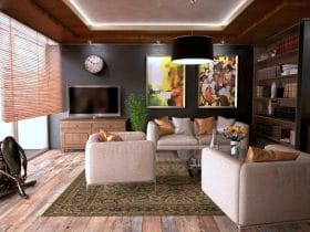Ideas para decorar salones cálidos y acogedores