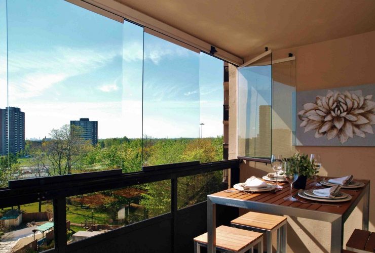 Terraza acristalada