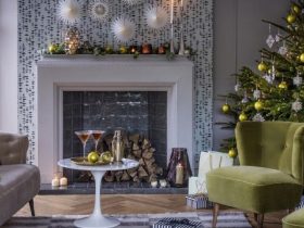 decorar salon navidad
