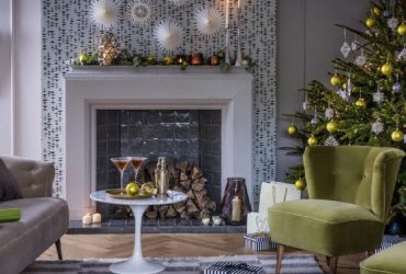 decorar salon navidad