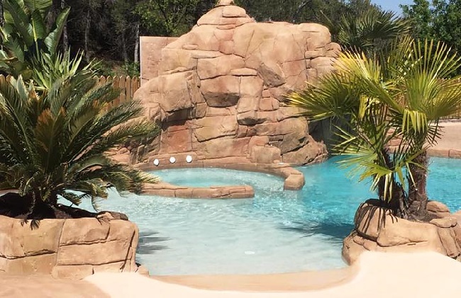 Piscina arena tropical