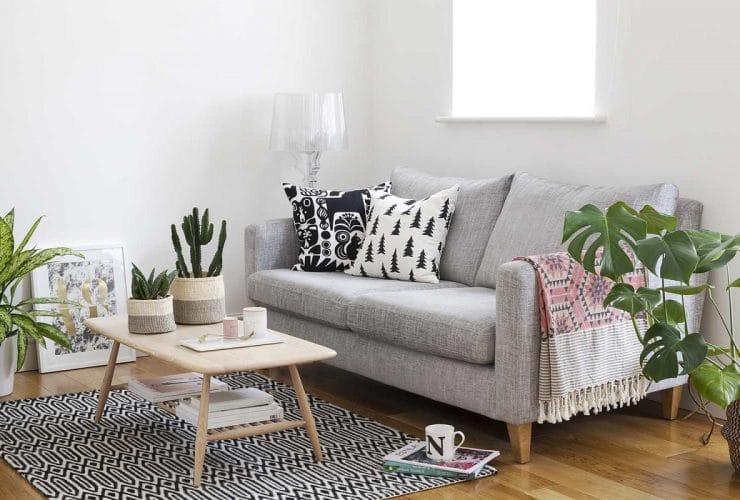 decoracion de interior con plantas artificiales