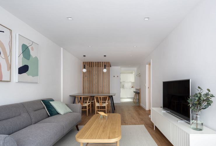 aprende a decorar un salon rectangular