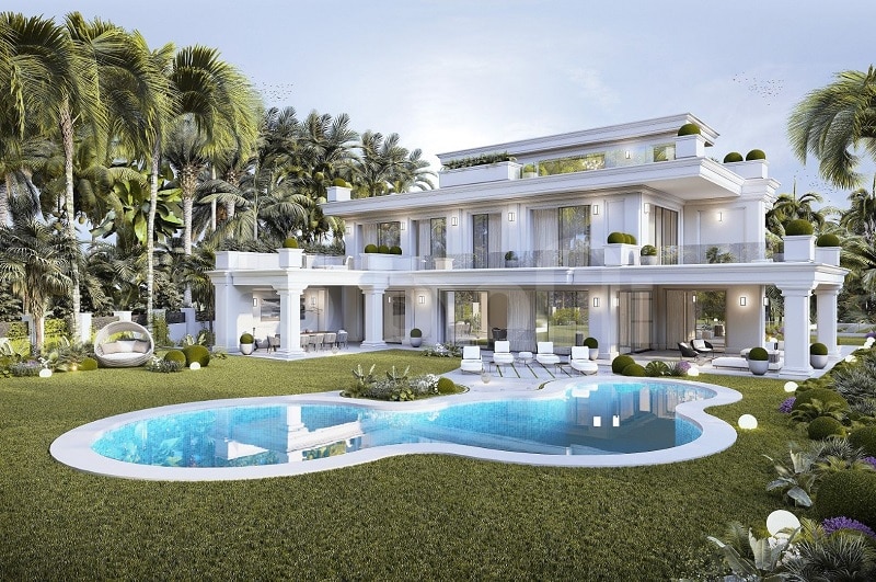 Casas lujosas en la Costa del Sol