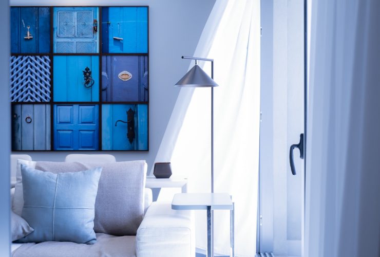 Salón limpio y ventilado