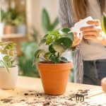 vinagre en plantas de interior