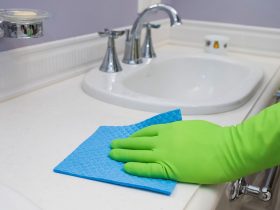 limpieza de baño