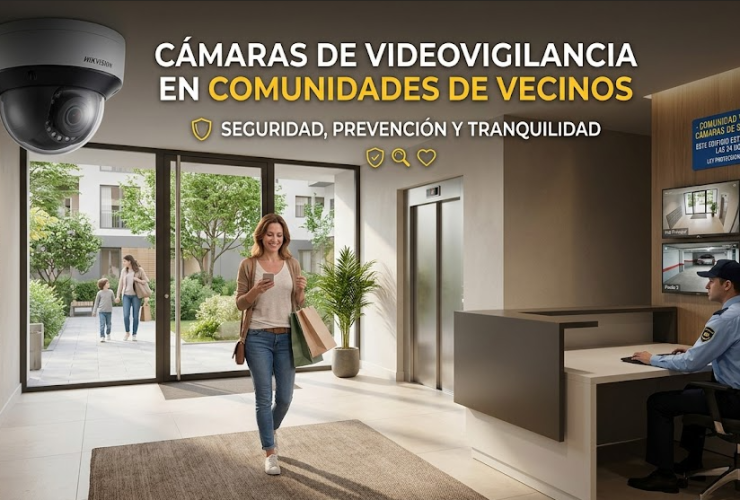 C&aacute;maras de videovigilancia en comunidades de vecinos: claves y ventajas