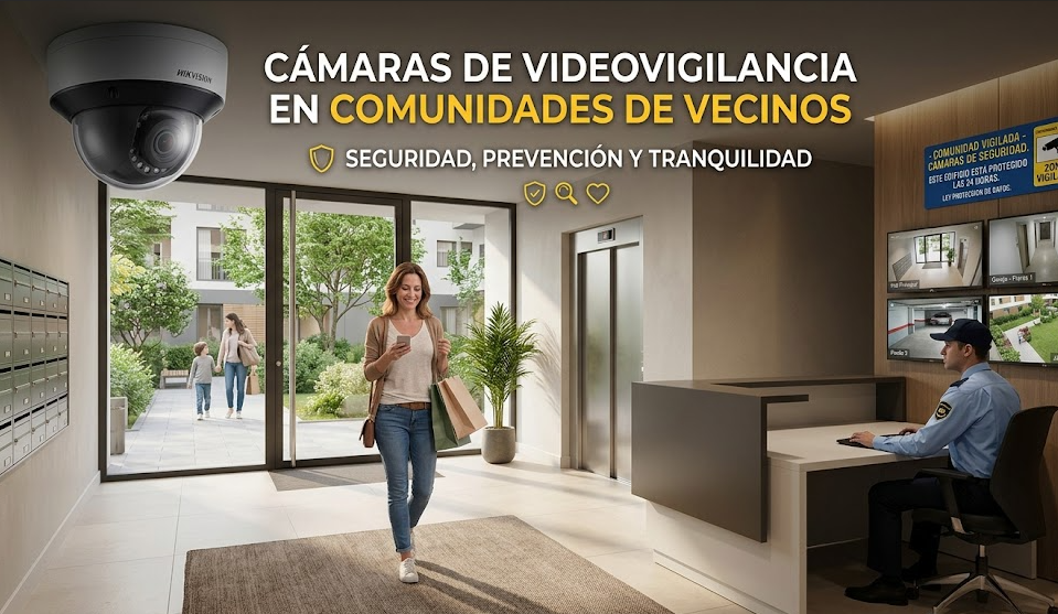 Cámaras de videovigilancia en comunidades de vecinos: claves y ventajas