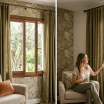 Cortinas y papel pintado: tendencias y consejos de decoraci&oacute;n 2025